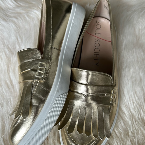 Gold Loafers - Picture 2 of 4